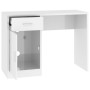 Escritorio con cajón y armario contrachapada 100x40x73 cm de vidaXL, Escritorios - Ref: Foro24-342655, Precio: 94,88 €, Descu...