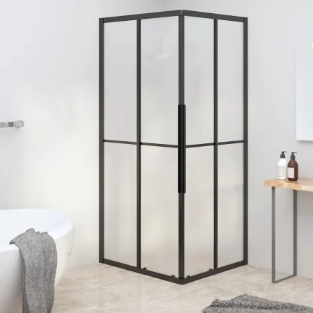 ESG Duschkabine schwarz matt 90x70x180 cm von vidaXL, Duschtüren - Ref: Foro24-151858, Preis: 334,23 €, Rabatt: %