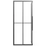 ESG Duschkabine schwarz matt 90x70x180 cm von vidaXL, Duschtüren - Ref: Foro24-151858, Preis: 334,23 €, Rabatt: %