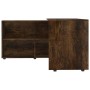 Escritorio de esquina de madera contrachapada roble ahumado de vidaXL, Escritorios - Ref: Foro24-342662, Precio: 169,25 €, De...