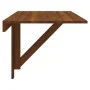 Oak brown plywood folding wall table 100x60x56 cm by vidaXL, Folding tables - Ref: Foro24-342652, Price: 82,17 €, Discount: %