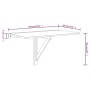 Mesa de pared plegable contrachapada marrón roble 100x60x56 cm de vidaXL, Mesas plegables - Ref: Foro24-342652, Precio: 83,76...