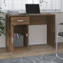 Escritorio con cajón y armario contrachapada 100x40x73 cm de vidaXL, Escritorios - Ref: Foro24-342658, Precio: 102,54 €, Desc...