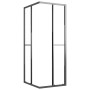 Cabina de ducha ESG semiesmerilado negro 80x70x180 cm de vidaXL, Puertas de ducha - Ref: Foro24-151852, Precio: 251,89 €, Des...