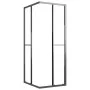 Halbmattierte schwarze ESG-Duschkabine 80x70x180 cm von vidaXL, Duschtüren - Ref: Foro24-151852, Preis: 248,03 €, Rabatt: %