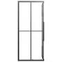 Halbmattierte schwarze ESG-Duschkabine 80x70x180 cm von vidaXL, Duschtüren - Ref: Foro24-151852, Preis: 248,03 €, Rabatt: %