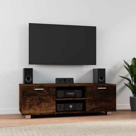 Mueble para TV madera contrachapada roble ahumado 120x40,5x35cm de vidaXL, Muebles TV - Ref: Foro24-342619, Precio: 95,21 €, ...