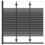 Mampara de ducha plegable de 3 paneles ESG negro 130x130 cm de vidaXL, Puertas de ducha - Ref: Foro24-151864, Precio: 165,93 ...