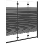 Mampara de ducha plegable de 3 paneles ESG negro 130x130 cm de vidaXL, Puertas de ducha - Ref: Foro24-151864, Precio: 165,93 ...