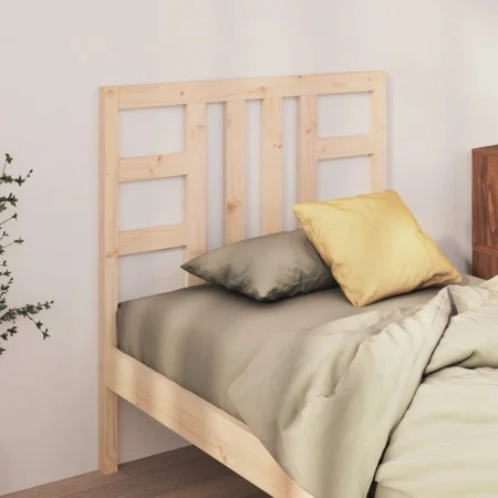 Cabecero de cama madera maciza de pino 96x4x100 cm de vidaXL, Cabeceros y pies de cama - Ref: Foro24-817820, Precio: 25,45 €,...