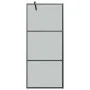 Accessible shower screen dark black ESG glass 90x195 cm by vidaXL, Shower walls and screens - Ref: Foro24-151890, Price: 181,...