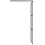 Accessible shower screen dark black ESG glass 90x195 cm by vidaXL, Shower walls and screens - Ref: Foro24-151890, Price: 181,...
