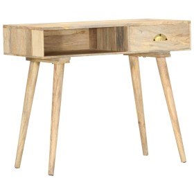 Mesa consola de madera maciza de mango 90x45x75 cm en Mesas auxiliares | Comprar online en Foru.es