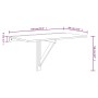 Mesa de pared plegable contrachapada blanco brillo 100x60x56 cm de vidaXL, Mesas plegables - Ref: Foro24-342649, Precio: 72,3...