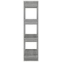 Estantería/divisor de espacios gris Sonoma 80x30x123,5 cm de vidaXL, Librerías y estanterías - Ref: Foro24-813576, Precio: 42...