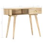 Mesa consola de madera maciza de mango 90x45x75 cm en Mesas auxiliares | Comprar online en Foru.es