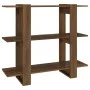Estantería/divisor de espacios roble marrón 100x30x87 cm de vidaXL, Librerías y estanterías - Ref: Foro24-813568, Precio: 51,...