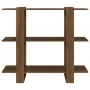 Estantería/divisor de espacios roble marrón 100x30x87 cm de vidaXL, Librerías y estanterías - Ref: Foro24-813568, Precio: 51,...