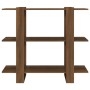 Estantería/divisor de espacios roble marrón 100x30x87 cm de vidaXL, Librerías y estanterías - Ref: Foro24-813568, Precio: 52,...