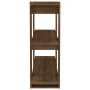 Estantería/divisor de espacios roble marrón 100x30x87 cm de vidaXL, Librerías y estanterías - Ref: Foro24-813568, Precio: 51,...