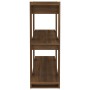 Estantería/divisor de espacios roble marrón 100x30x87 cm de vidaXL, Librerías y estanterías - Ref: Foro24-813568, Precio: 52,...