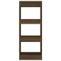 Estantería/divisor madera ingeniería marrón roble 40x30x103 cm de vidaXL, Librerías y estanterías - Ref: Foro24-813589, Preci...