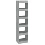 Estantería/divisor de espacios gris Sonoma 40x30x166 cm de vidaXL, Librerías y estanterías - Ref: Foro24-813594, Precio: 62,5...