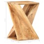 Mesa auxiliar de madera maciza de mango 35x35x55 cm en Mesas auxiliares | Comprar online en Foru.es