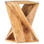 Mesa auxiliar de madera maciza de mango 35x35x55 cm en Mesas auxiliares | Comprar online en Foru.es