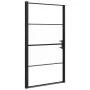 Puerta de ducha vidrio semiesmerilado negro 100x178 cm de vidaXL, Puertas de ducha - Ref: Foro24-151867, Precio: 213,38 €, De...
