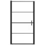 Puerta de ducha vidrio semiesmerilado negro 100x178 cm de vidaXL, Puertas de ducha - Ref: Foro24-151867, Precio: 213,38 €, De...