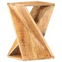 Mesa auxiliar de madera maciza de mango 35x35x55 cm en Mesas auxiliares | Comprar online en Foru.es