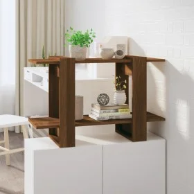 Estantería/divisor de espacios roble marrón 80x30x51 cm de vidaXL, Librerías y estanterías - Ref: Foro24-813583, Precio: 24,6...