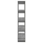 Estantería/divisor de espacios gris Sonoma 100x30x160 cm de vidaXL, Librerías y estanterías - Ref: Foro24-813561, Precio: 67,...