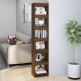Estantería/divisor de espacios roble marrón 40x30x198 cm de vidaXL, Librerías y estanterías - Ref: Foro24-813598, Precio: 85,...