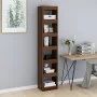 Estantería/divisor de espacios roble marrón 40x30x198 cm de vidaXL, Librerías y estanterías - Ref: Foro24-813598, Precio: 83,...