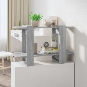 Estantería/divisor de espacios gris Sonoma 80x30x51 cm de vidaXL, Librerías y estanterías - Ref: Foro24-813582, Precio: 26,12...