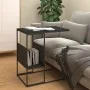 Mesa auxiliar de madera contrachapada negra 55x36x59,5 cm de vidaXL, Mesas de centro - Ref: Foro24-343105, Precio: 35,70 €, D...