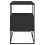 Mesa auxiliar de madera contrachapada negra 55x36x59,5 cm de vidaXL, Mesas de centro - Ref: Foro24-343105, Precio: 36,29 €, D...