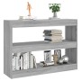 Estantería/divisor de espacios gris Sonoma 100x30x72 cm de vidaXL, Librerías y estanterías - Ref: Foro24-813630, Precio: 54,8...