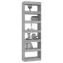 Estantería/divisor de espacios gris Sonoma 60x30x198 cm de vidaXL, Librerías y estanterías - Ref: Foro24-813612, Precio: 85,6...