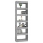 Estantería/divisor de espacios gris Sonoma 60x30x198 cm de vidaXL, Librerías y estanterías - Ref: Foro24-813612, Precio: 86,6...