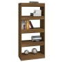 Estantería madera contrachapada marrón roble 60x30x135 cm de vidaXL, Librerías y estanterías - Ref: Foro24-813607, Precio: 53...
