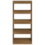 Estantería madera contrachapada marrón roble 60x30x135 cm de vidaXL, Librerías y estanterías - Ref: Foro24-813607, Precio: 53...