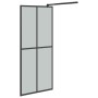 Mampara de ducha accesible vidrio templado oscuro 80x195 cm de vidaXL, Paredes y mamparas de ducha - Ref: Foro24-151884, Prec...