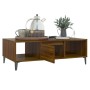 Mesa de centro madera de ingeniería marrón roble 103,5x60x35 cm de vidaXL, Mesas de centro - Ref: Foro24-813181, Precio: 59,3...