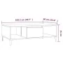 Mesa de centro madera de ingeniería marrón roble 103,5x60x35 cm de vidaXL, Mesas de centro - Ref: Foro24-813181, Precio: 59,2...