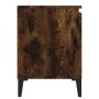 Mueble para TV con patas de metal roble ahumado 103,5x35x50 cm de vidaXL, Muebles TV - Ref: Foro24-813161, Precio: 61,64 €, D...