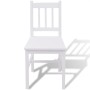 Conjunto de comedor 3 piezas madera de pino blanco de vidaXL, muebles para cocinas y comedores - Ref: Foro24-242955, Precio: ...