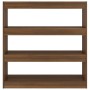 Estantería/divisor de espacios roble marrón 100x30x103 cm de vidaXL, Librerías y estanterías - Ref: Foro24-813634, Precio: 80...